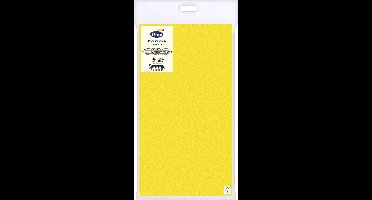 Pasen tafel dekken decoratie set - geel tafelkleed 138 x 220 cm - en 20x paas thema servetten - met paas decoraties - Paastafel