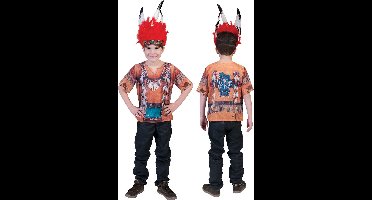 Indianen shirt 3 D kind