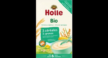 Holle Volkoren Graanpap 3 -Granen Bio