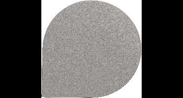 Onderzetter, Set van 4 Stuks, Kunstleer, Licht Grijs, 10 x 10 cm - Kela | Edel