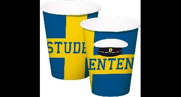 Studentenfeest Bekers 250ml - 8 stuks