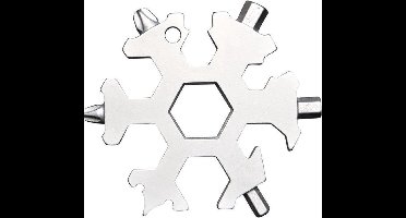 New Age Devi - Sneeuwvlokje Multitool - de 18-in-1 tool voor elke situatie! Van flessenopener tot schroevendraaier