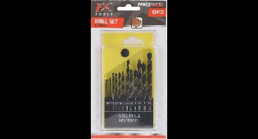 FX Tools Borenset - 13-delig - hout - 1.5 tot 6.5 mm - inclusief houder