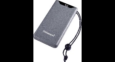 (Intenso) F10000 Powerbank 10.000 mAh Li-Po - display - PD en QC 3.0 - grijs (7332034)