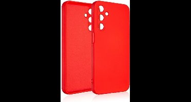 Beline Hoesje Siliconen Samsung A25 5G A256 rood/rood