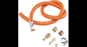 HENDI Gasslang voor barbecue – Geschikt voor bak-, grill- en roast-modellen – Duurzaam en flexibel