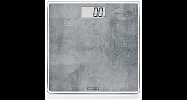 Soehnle personenweegschaal digitaal Style Sense Compact 300 - Betonlook - tot 180 kg - incl. batterijen