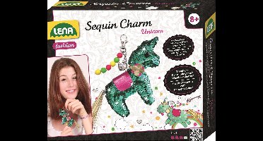 Sequin Charm Unicorn