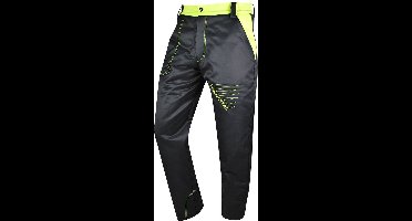 Francital Prior kettingzaagbroek klasse 1 - zwart/geel - Maat: L - zwart geel