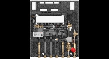 Danfoss Woningstation EvoFlat 4.0F Type 4, 10 bar, 95 C, Koper, 183B3011