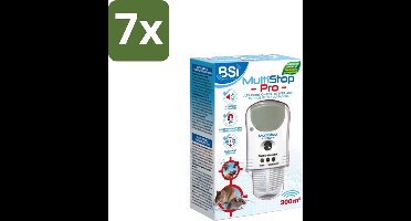 BSI – Multistop Pro – Ultrasone & Ioniserende Ongedierteverjager – Bereik tot 300 m² - Bulkverpakking - 7 stuks