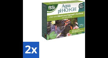 BSI – Aqua pH KH GH – Waterbalans Verbeteraar – 600 g - Voordeelverpakking - 2 stuks