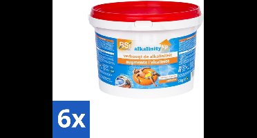 BSI – Alkalinity Up – Verhoogt Alkaliniteit Zwembad & Spa – 5 kg - Voordeelverpakking - 6 stuks