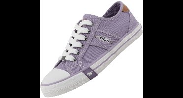 Mustang dames canvas sneaker paars