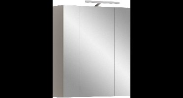 xonox.home Spiegelkast incl. verlichting Ice Kasjmir Melamine B/H/D: 60x70x18 cm