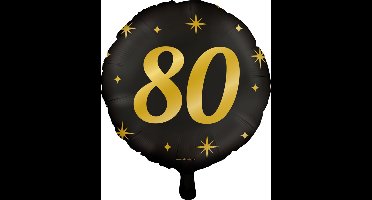 Classy party foil balloons - 80 jaar