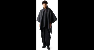 Hunter - Unisex Packable Poncho Hunter Black - Maat ONE