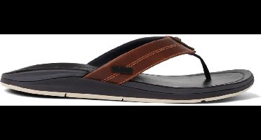 Reef Leather Offshore Heren Teenslippers Cj9055 - Kleur Bruin - Maat 39