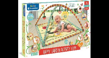 Clementoni - Baby Garden of Happiness Speelmat - Activity Play Gym - Babygym met Speelboog - Vanaf 0 maanden