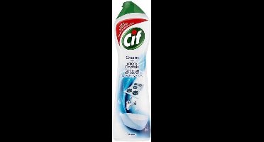 Cif Cream Original - 100 % Natural Cleaning Particles -  6 x 500 ml - Voordeelverpakking