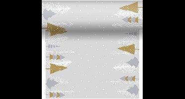 Duni 3 in 1 tafelloper 40x480 cm Winter Trees