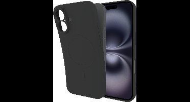 Just in Case hoesje geschikt voor iPhone 16 Hoesje geschikt voor MagSafe - Color Backcover - Zwart