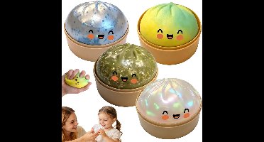4x Dumpling Fidget Speelgoed - Kawaii Dumpling Knijp Speelgoed - Anti-Stress Speelgoed Fidget Speelgoed Voor Jongens En Meisjes Verjaardagscadeau Kerstcadeau Zakken Verjaardagsfeestje Kind