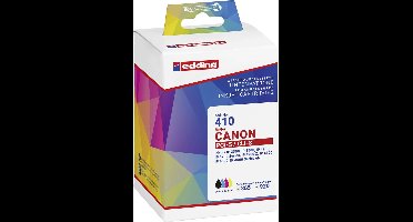 Edding Inktcartridge vervangt Canon PGI-5BK+CLI-8CMY Compatibel Zwart, Cyaan, Magenta, Geel EDD-410 18-410-01
