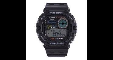 Casio Casio Collection WS-1700H-1AVEF Horloge - Kunststof - Zwart - Ø 48 mm