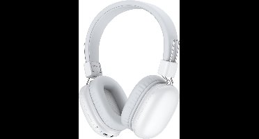 StayPowered Kinderkoptelefoon - Veilig Luisteren en Comfort voor Elk Moment - Instelbaar Volume - 50 Uur Batterij - Bluetooth 5.4 - Ingebouwde Microfoon - Opvouwbaar en Licht - Wit - Levering Sneller dan Aangegeven!