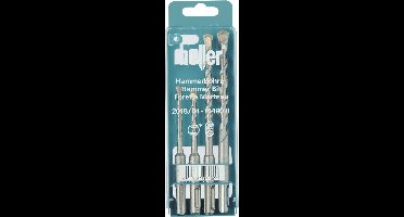 Heller Tools Bionic 16490 0 Carbide Hamerboorset 4-delig 5 mm, 6 mm, 8 mm, 10 mm SDS-Plus 1 set(s)