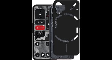 Cazy Hoesje geschikt voor Nothing Phone (2) Hoesje Siliconen - Flexibele Case - Zwart