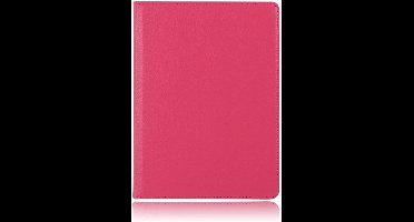 New Age Devi - Hoes geschikt voor 9.7 inch iPad 2017 - 5e Generatie - 360 Graden Draaibare Multi-Stand Case - Donker Roze