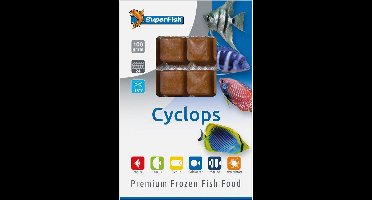 SuperFish Diepvriesvoer Cyclops 100 gram Diepvries