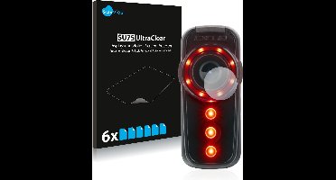 Savvies - Screenprotector voor Cycliq Fly6 CE - Folie Beschermfolie transparant 6 Stuks