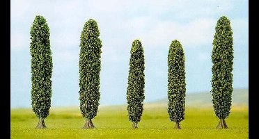 Busch - 5 Silberpappeln N/z (Bu6228)