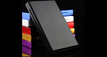 ***Aluminium Sigarettendoosje voor 7 Sigaretten - Luxe Sigarettenhouder - Opbergdoosje voor Sigaretten - Zwart van Heble® ***