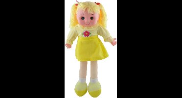 Lappenpop plastieken hoofdje - 45 cm.