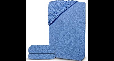 ApexArte® Matrasovertrek 90x200 - Dekbedovertrek - Hoeslaken - Matrasbeschermer - Extra Zacht - Koningsblauw