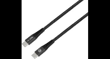 Mobilize USB-C naar USB-C Kabel 0.2 Meter - Zwart