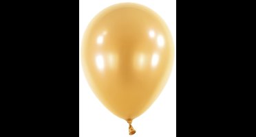 RIETHMULLER - 100 gouden metallic latex mini ballonnen 13 cm voor boog