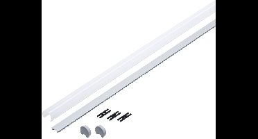 LED Strip profiel Tube 2m Alu geëloxeerd