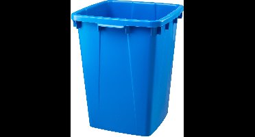 Afvalbak zonder deksel, 90 liter, blauw