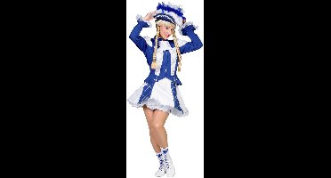 Dansmarietje pakje blauw/wit vrouw - Maat 44