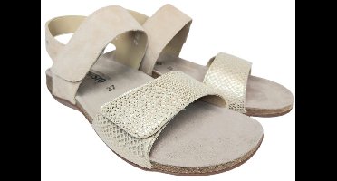 Mephisto Sandaal Agave Beige Suède Combi