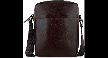 bugatti Schoudertas Romano Shoulderbag Brown Donkerbruin