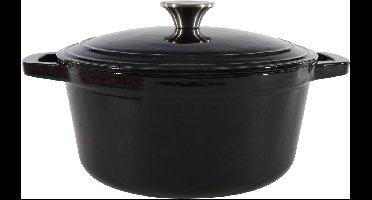 HIT Trading braadpan m 27.5x21x10cm zwart