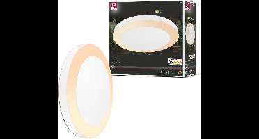 LED-plafondlamp Smart Home Zigbee 3.0 Circula schemersensor insectvriendelijk IP44 rond 320mm Tunable Warm 14W 880lm 230V Wit Kunststof