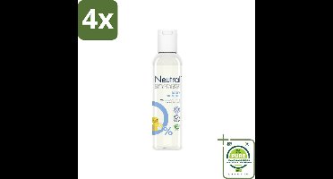 Neutral Baby – Huidolie – Parfumvrij – Gevoelige Babyhuid – 150 ml - Voordeelverpakking - 4 stuks - Babyhuid verzorging - Droge huid