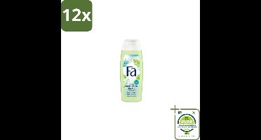 Fa – Douchegel – Yoghurt Aloe Vera – 250 ml - Voordeelverpakking - 12 stuks - Douchegel yoghurt aloë vera - Milde reiniging